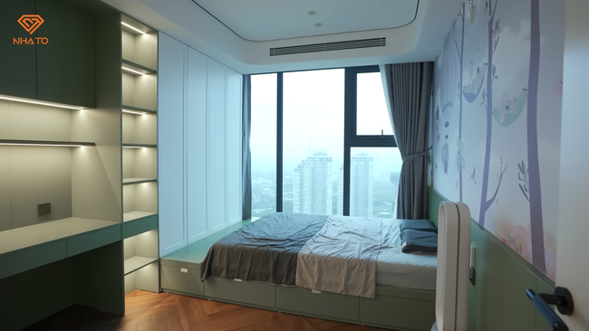 Đột nhập căn hộ đập thông rộng gần 250 m2, phòng ngủ của giúp việc xịn xò đến mức BLV Tạ Biên Cương cũng muốn ứng tuyển - Ảnh 19. Đột nhập căn hộ đập thông rộng gần 250 m2, phòng ngủ của giúp việc xịn xò đến mức BLV Tạ Biên Cương cũng muốn ứng tuyển - Ảnh 19.