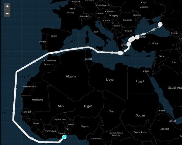 Lùng sục người mua mới, dầu Nga đi nửa vòng châu Phi để cập cảng quốc gia này - Ảnh 2.
