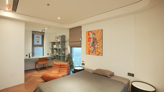 Đột nhập căn hộ đập thông rộng gần 250 m2, phòng ngủ của giúp việc xịn xò đến mức BLV Tạ Biên Cương cũng muốn ứng tuyển - Ảnh 18.