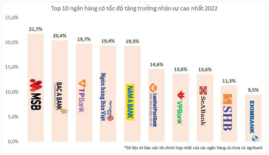 Không tính Agribank, đâu là ngân hàng đang có nhiều cán bộ nhân viên nhất hiện nay? - Ảnh 3. Không tính Agribank, đâu là ngân hàng đang có nhiều cán bộ nhân viên nhất hiện nay? - Ảnh 3.