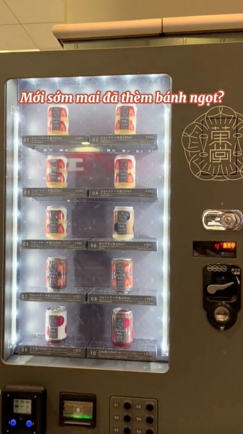 Sự tiện lợi ở đất nước đến từ tương lai: Thứ gì cũng có thể đưa vào máy bán hàng tự động - Ảnh 1.