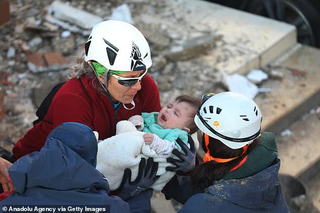 Khoảnh khắc ám ảnh trong thảm họa động đất ở Thổ Nhĩ Kỳ: Cha bất lực nắm chặt tay con gái đã thiệt mạng dưới đống đổ nát - Ảnh 8.