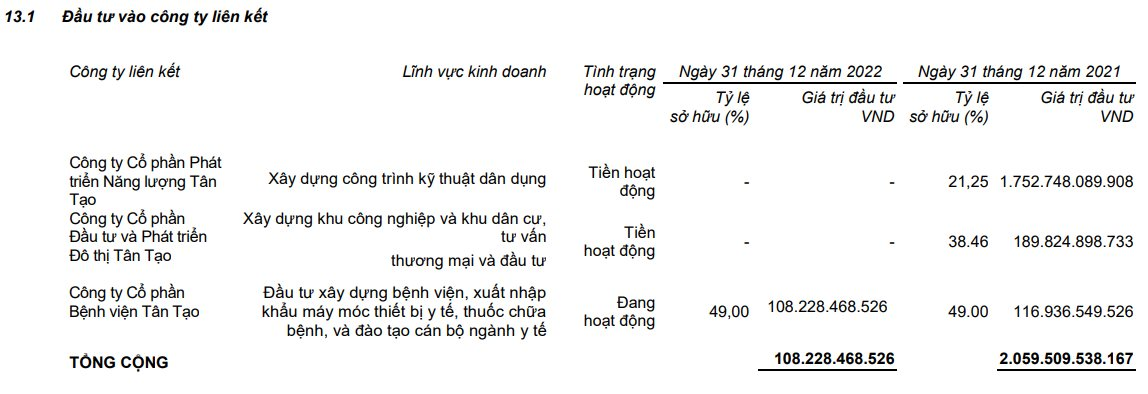 Tân Tạo (ITA) thoái vốn tại Phát triển Năng lượng Tân Tạo và Đầu tư & Phát triển Đô thị Tân Tạo - Ảnh 1. Tân Tạo (ITA) thoái vốn tại Phát triển Năng lượng Tân Tạo và Đầu tư & Phát triển Đô thị Tân Tạo - Ảnh 1.