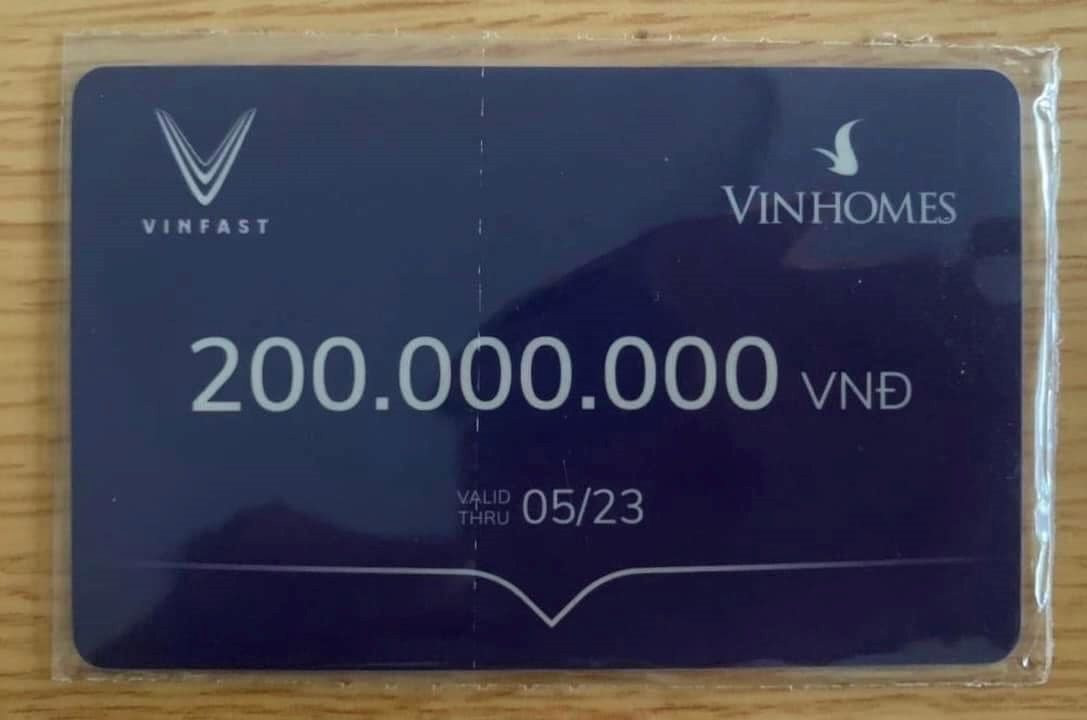 Tặng Voucher mua nhà Vinhomes lên tới 200 triệu đồng để mua VinFast