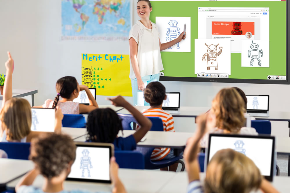 Những ông lớn nào đang thống trị thị trường màn hình tương tác toàn cầu? - Ảnh 2.