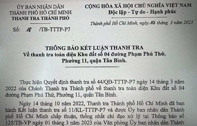 Chủ tịch UBND TP HCM yêu cầu thu hồi 1 khu đất hơn 12.000m2 - Ảnh 1.