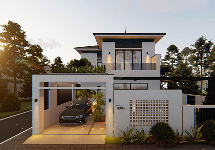 Những mẫu nhà 2 tầng đẹp ở nông thôn không thể rời mắt - Ảnh 7.