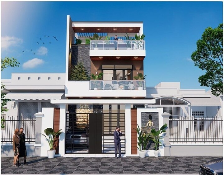 Những mẫu nhà 2 tầng đẹp ở nông thôn không thể rời mắt - Ảnh 5.