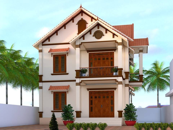 Những mẫu nhà 2 tầng đẹp ở nông thôn không thể rời mắt - Ảnh 2.