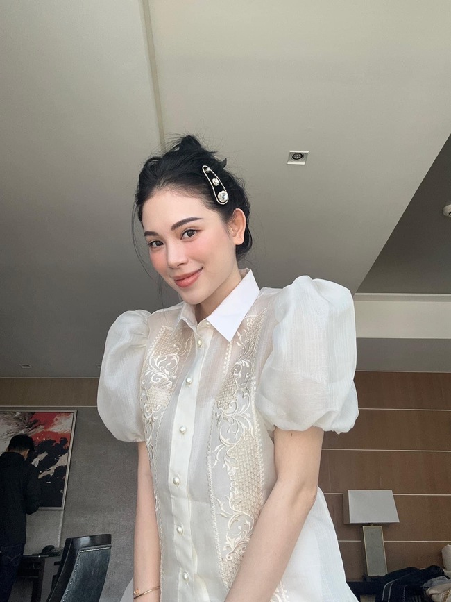 Linh Rin đăng ảnh mặc trang phục truyền thống Philippines trước ngày cưới Phillip Nguyễn - Ảnh 1.