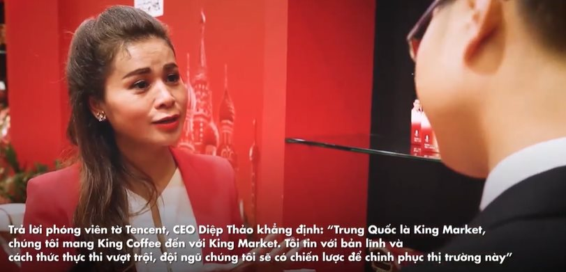 CEO Lê Hoàng Diệp Thảo: Trung Quốc là King Market, chúng tôi mang King Coffee đến với King Market - Ảnh 1.