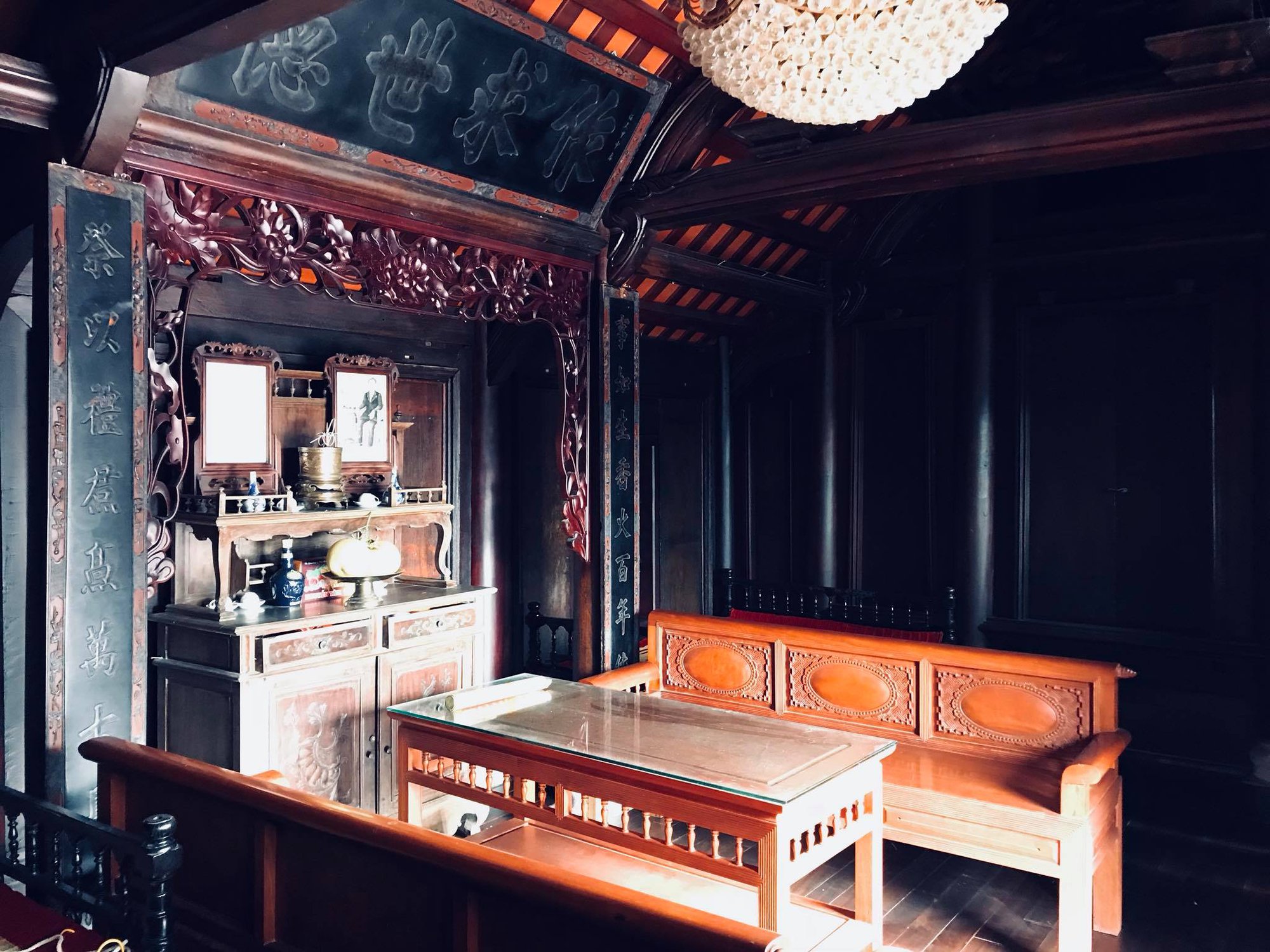 Biệt phủ gỗ lim rộng 1.000m2 ở Nam Định, đi nửa ngày chưa khám phá hết, chủ nhân hé lộ về dòng dõi trâm anh quyền thế - Ảnh 5.