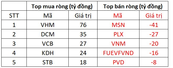 Khối ngoại tiếp đà mua ròng trăm tỷ trong phiên thị trường hồi phục, tập trung gom một mã bất động sản - Ảnh 1. Khối ngoại tiếp đà mua ròng trăm tỷ trong phiên thị trường hồi phục, tập trung gom một mã bất động sản - Ảnh 1.