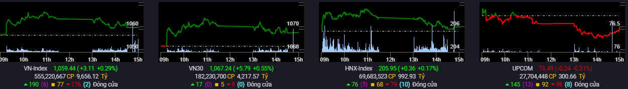 VN-Index tăng điểm 8 phiên liên tiếp, giá trị khớp lệnh trên HoSE được cải thiện  - Ảnh 1.