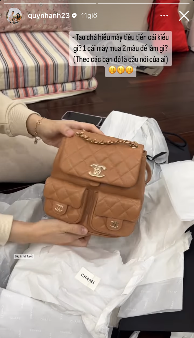 Ái nữ cựu Chủ tịch CLB Sài Gòn bị mẹ mắng vì tiêu gần 300 triệu theo cách không thể hiểu nổi - Ảnh 2. Ái nữ cựu Chủ tịch CLB Sài Gòn bị mẹ mắng vì tiêu gần 300 triệu theo cách không thể hiểu nổi - Ảnh 2.