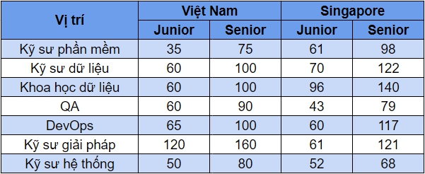 Những vị trí IT này ở Việt Nam có mức lương cao hơn cả Singapore - Ảnh 1.