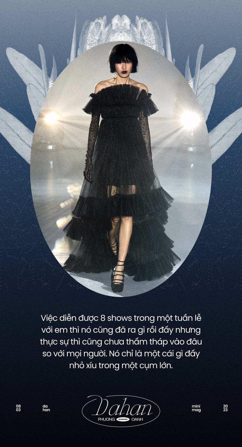 Chiến thần gen Z càn quét các sàn diễn thời trang quốc tế Dahan-Phương Oanh: Em biết giá trị của bản thân mình và em có sự lựa chọn - Ảnh 9.