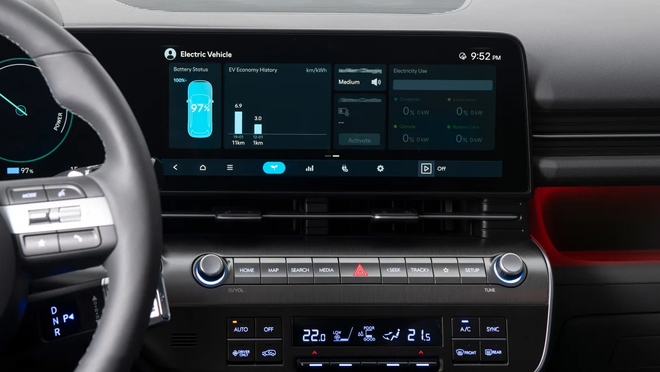 Hyundai Kona thuần điện đi gần 500km mỗi lần sạc, thiết kế như ve sầu thoát xác, lu mờ đối thủ - Ảnh 6.