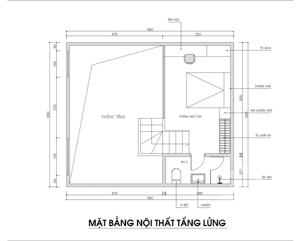  Thiết kế nhà tập thể 50m² ấn tượng với gam màu đen và gỗ - Ảnh 2.