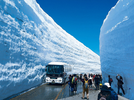 Tuyến đường phủ đầy tuyết vẽ nên đường cong tuyệt đẹp ở thị trấn du lịch nổi tiếng Nhật Bản - Ảnh 6.