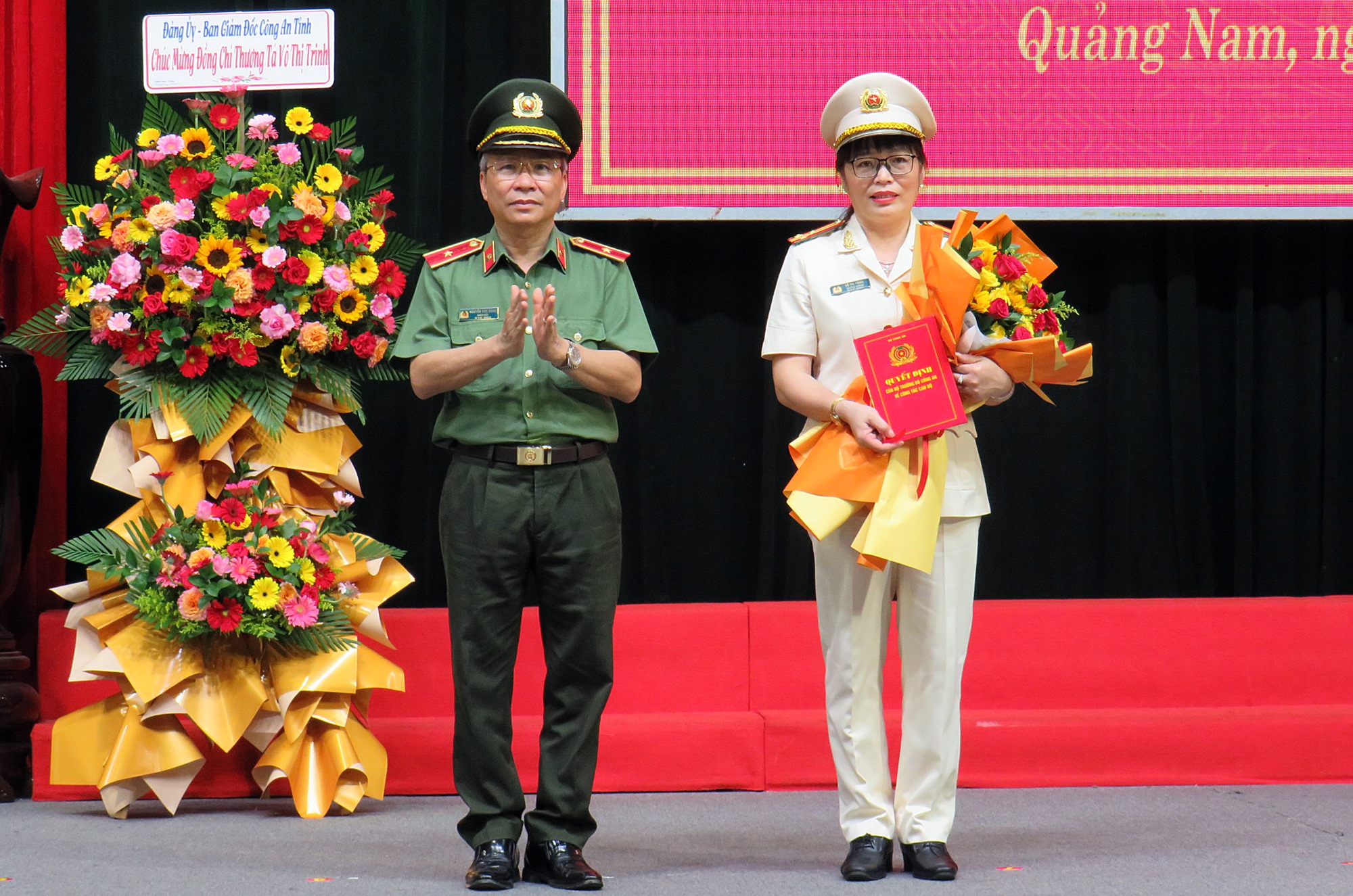 Công bố quyết định của Bộ trưởng Bộ Công an về nhân sự ở Quảng Nam - Ảnh 2.