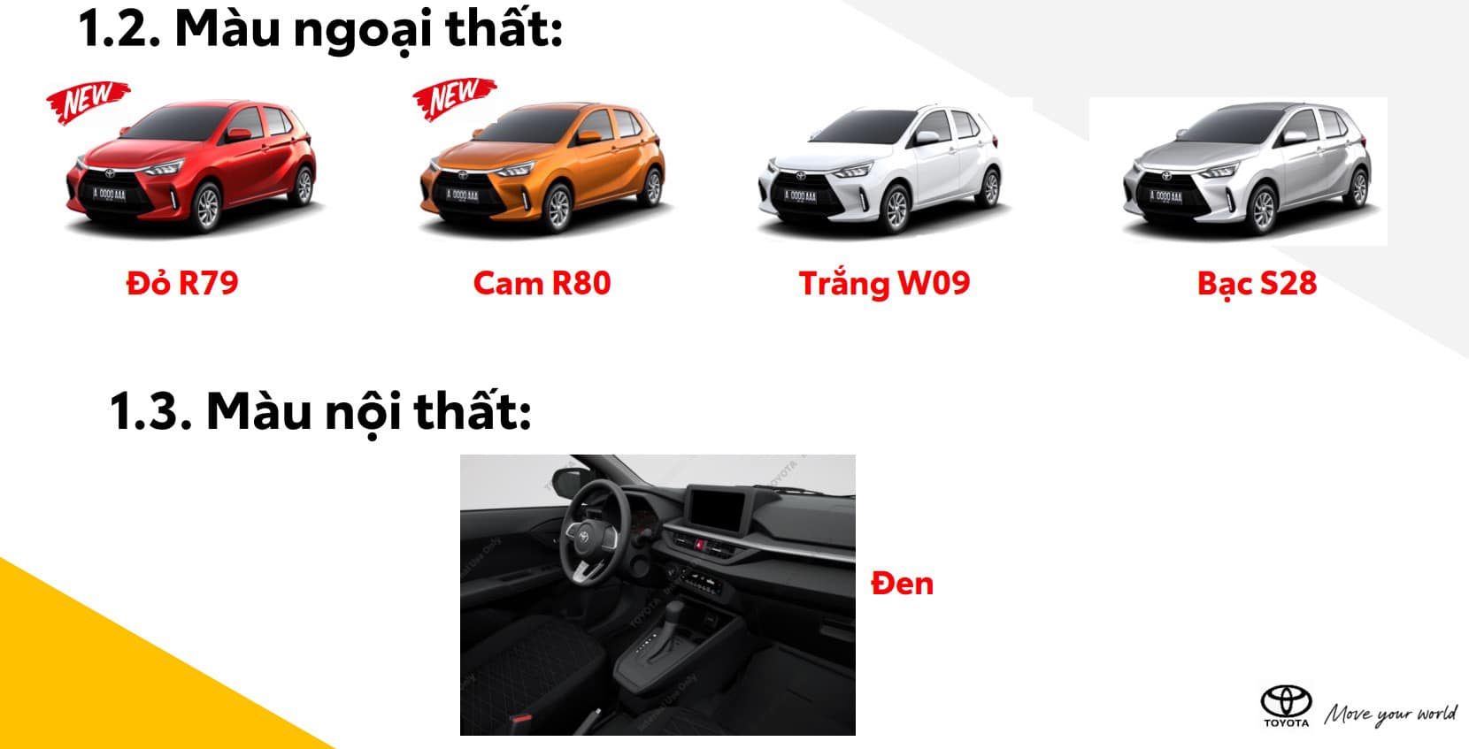 Toyota Wigo 2023 chốt ngày ra mắt Việt Nam: Cảnh báo điểm mù và phương tiện cắt ngang vượt phân khúc, tùy chọn 4 màu sơn - Ảnh 3.