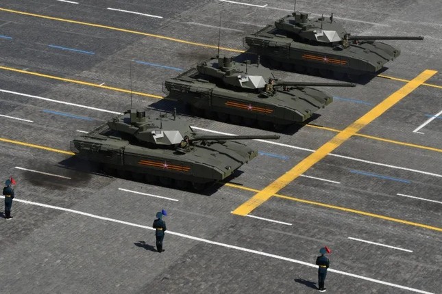 Hãng tin RIA: Nga sử dụng xe tăng chiến đấu T-14 ở Ukraine - Ảnh 1.