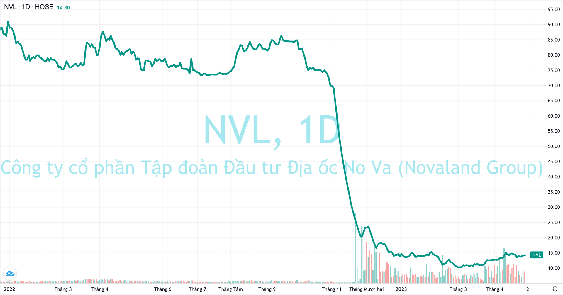 Hai cổ đông lớn của Novaland đăng ký bán tổng cộng hơn 88 triệu cổ phiếu NVL - Ảnh 1.