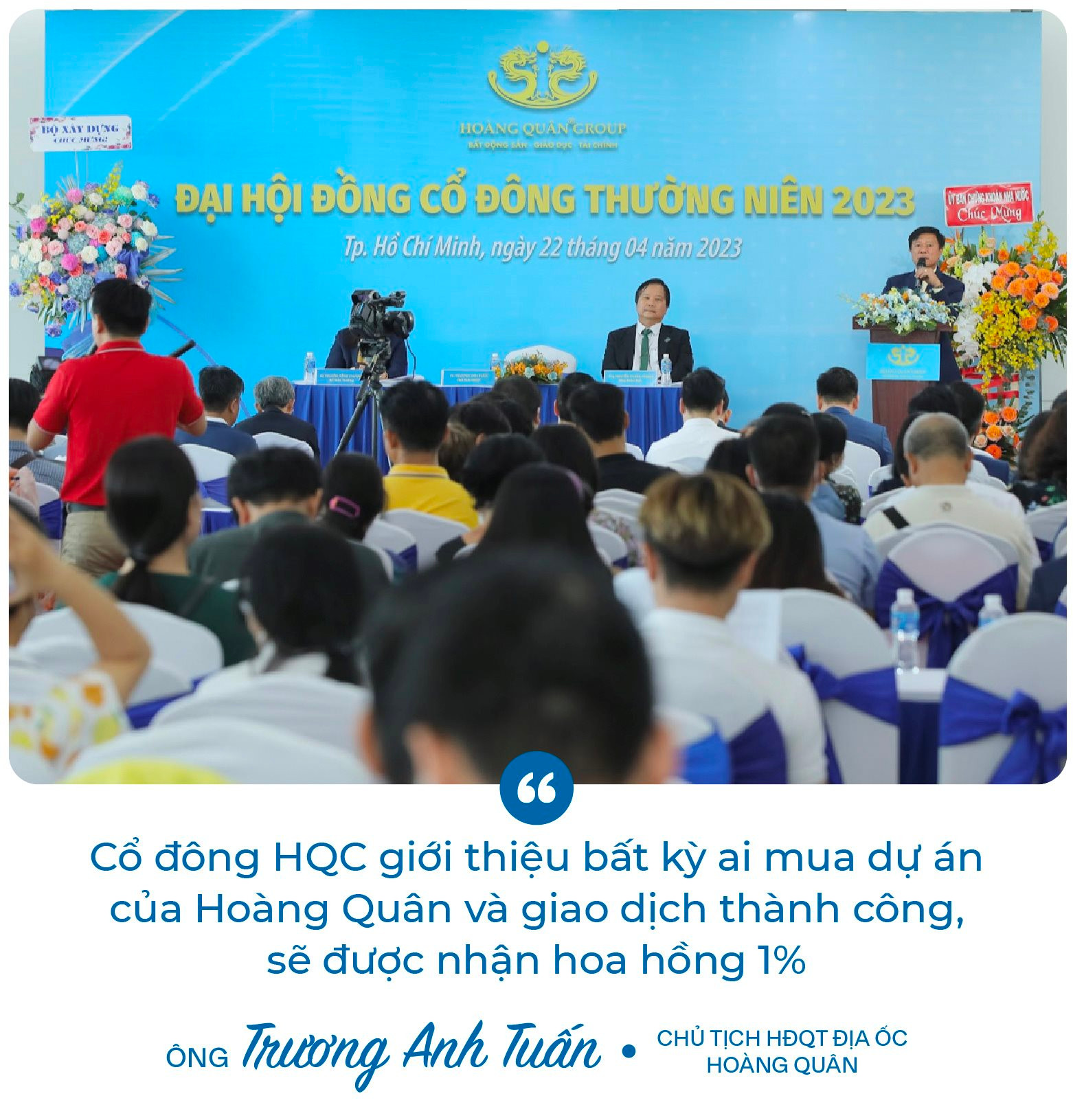 Chủ tịch Trương Anh Tuấn: ﻿“8 năm rồi Hoàng Quân (HQC) không đạt kế hoạch, và tôi cũng nói thật năm nay chưa chắc đạt” - Ảnh 4.