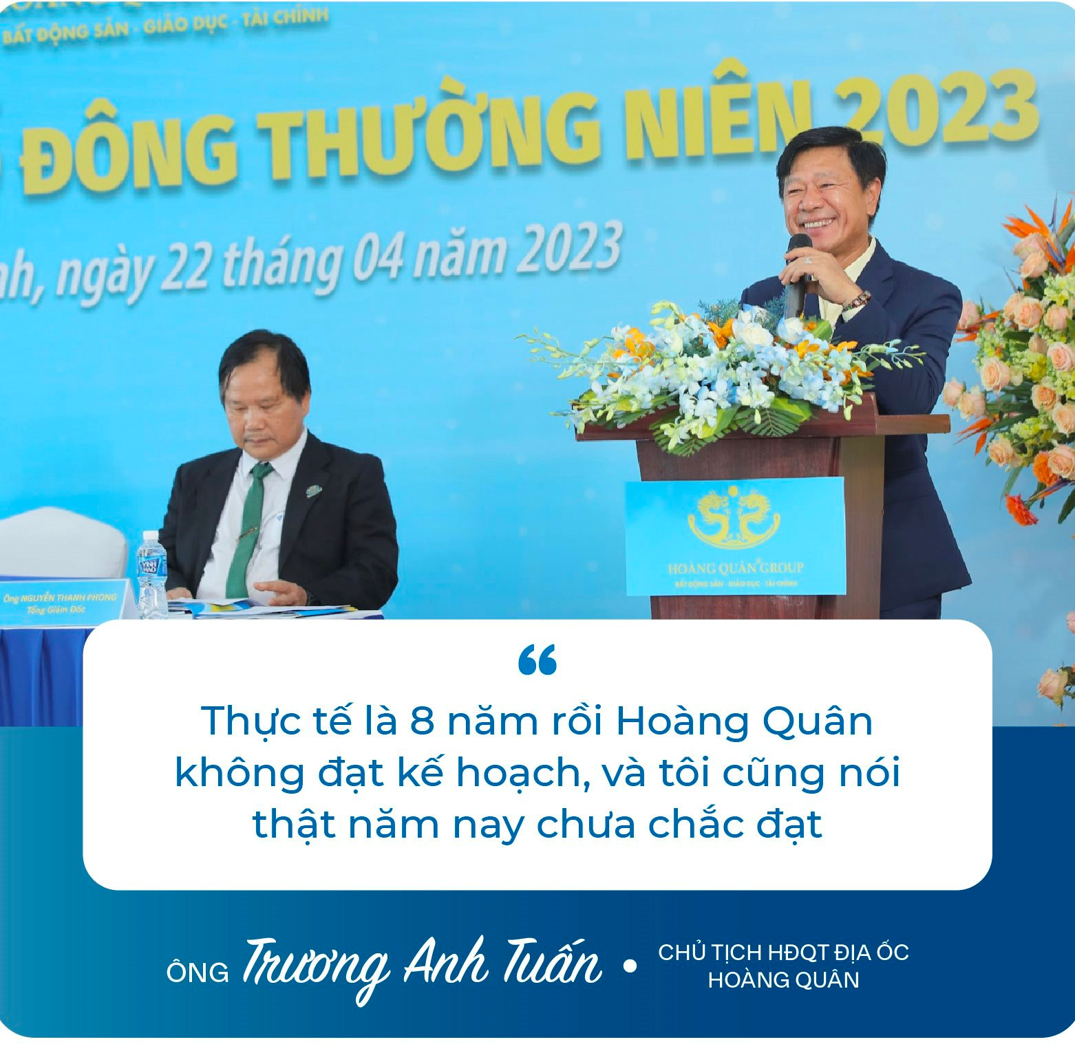 Chủ tịch Trương Anh Tuấn: ﻿“8 năm rồi Hoàng Quân (HQC) không đạt kế hoạch, và tôi cũng nói thật năm nay chưa chắc đạt” - Ảnh 5.