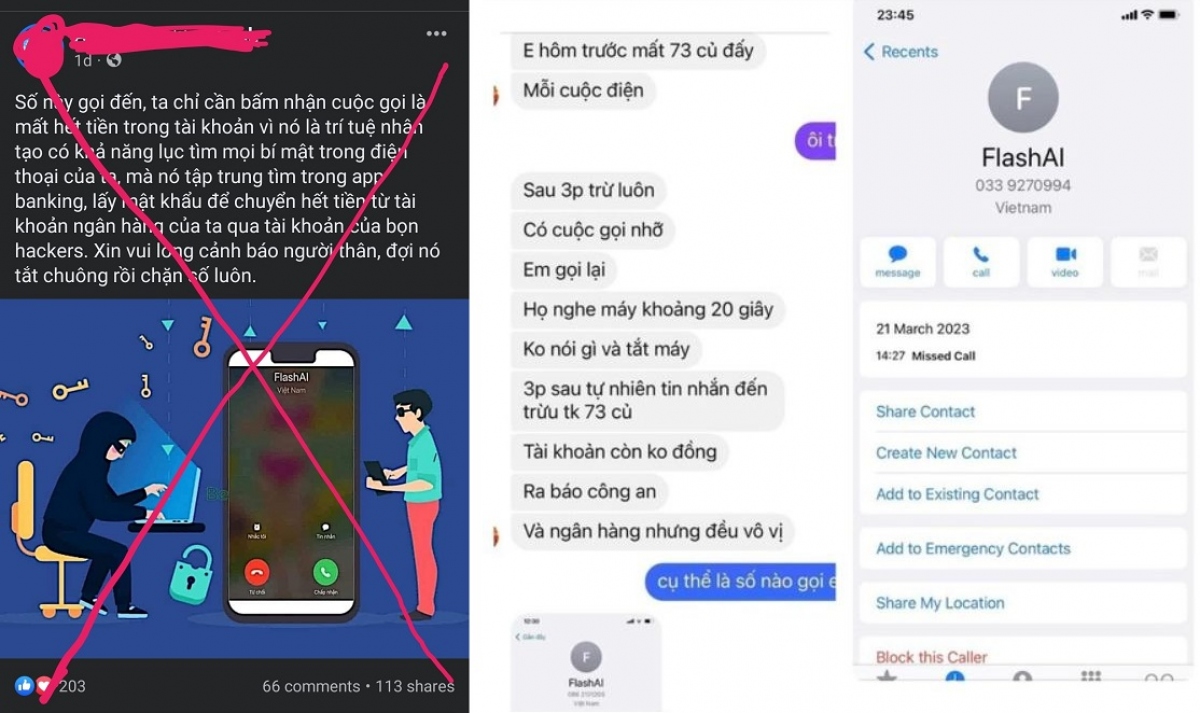 Thực hư chuyện nhận cuộc gọi FlashAI là mất tiền, mất thông tin - Ảnh 2.
