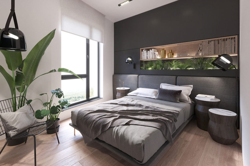 Căn hộ 16m² đẹp cá tính với thiết kế phá cách kết hợp màu đen và xanh lá của doanh nhân độc thân - Ảnh 5.