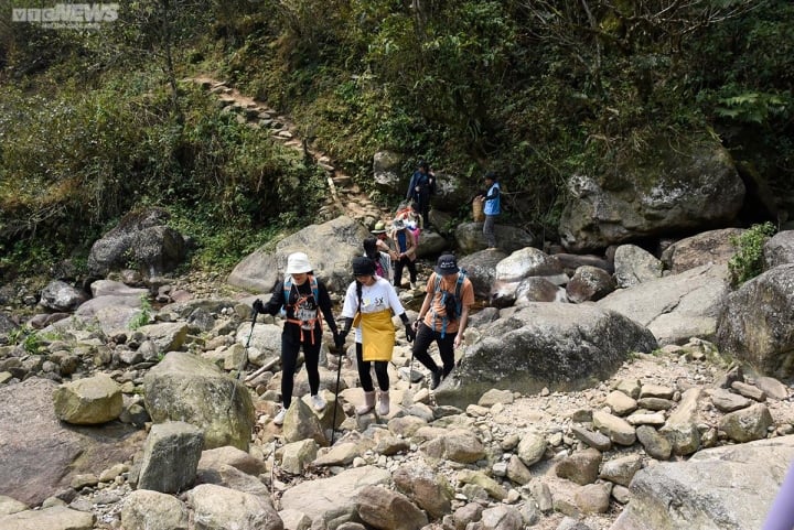 Hành trình hai ngày một đêm băng rừng chinh phục ngọn núi cao thứ 9 Việt Nam - Ảnh 5.