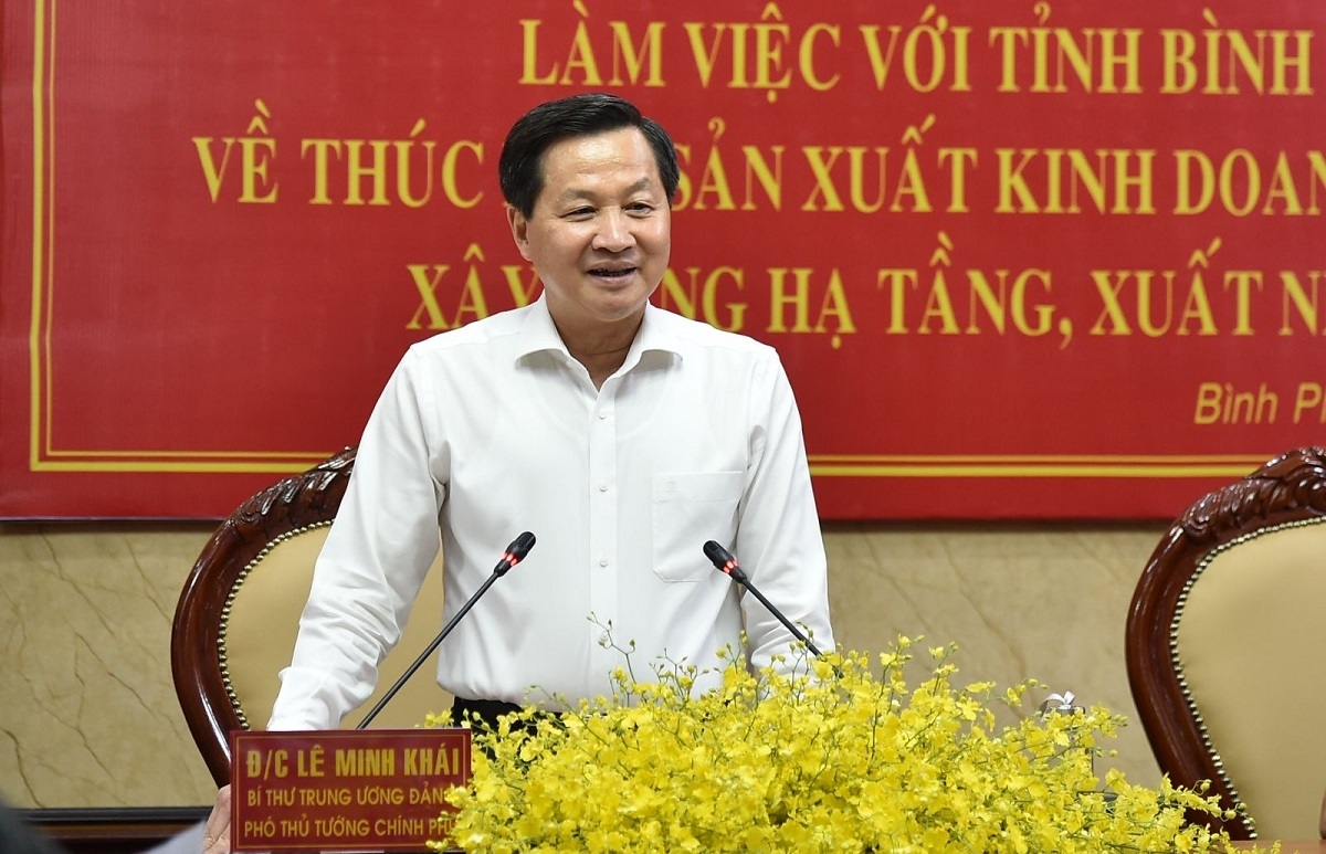 Phó Thủ tướng Lê Minh Khái: Tháo gỡ khó khăn, thúc đẩy tăng trưởng là “mệnh lệnh” - Ảnh 2.