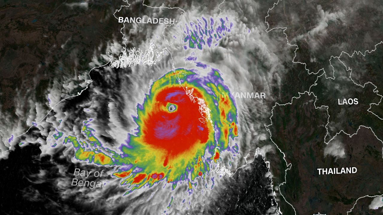Bão cực mạnh đổ bộ Myanmar, đe dọa thảm họa nghiêm trọng - Ảnh 1.