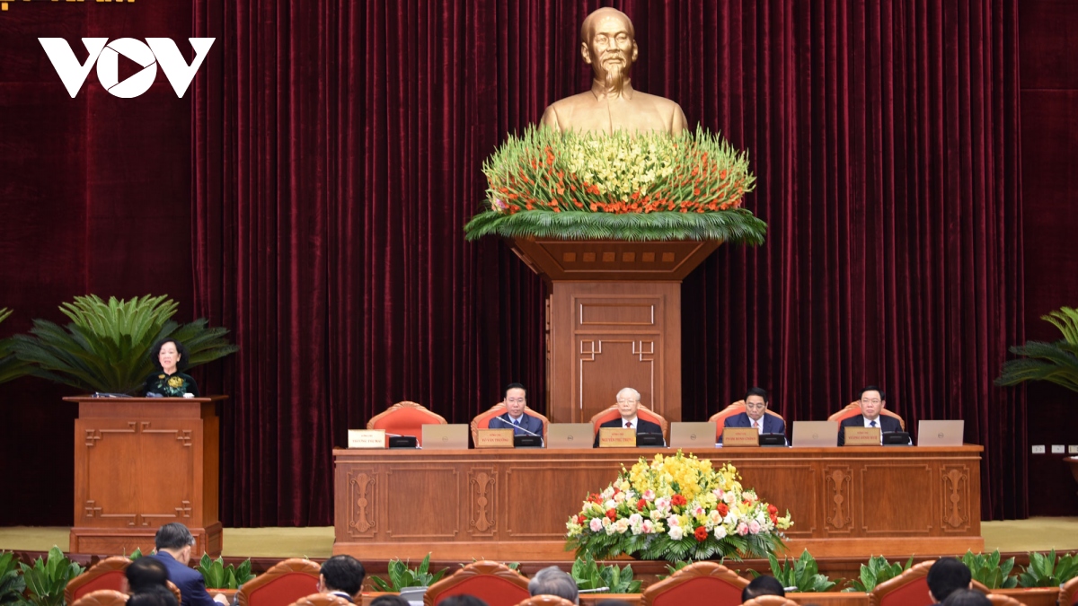 Toàn cảnh phiên khai mạc hội nghị giữa nhiệm kỳ BCH Trung ương Đảng khóa XIII - Ảnh 4.