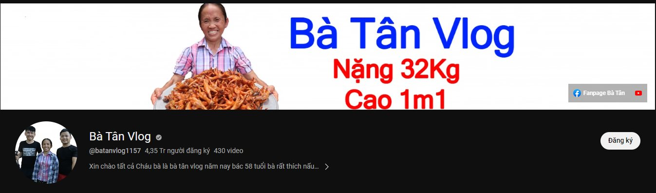 Bà Tân Vlog có thể kiếm được bao nhiêu tiền từ kênh YouTube cá nhân? - Ảnh 1.