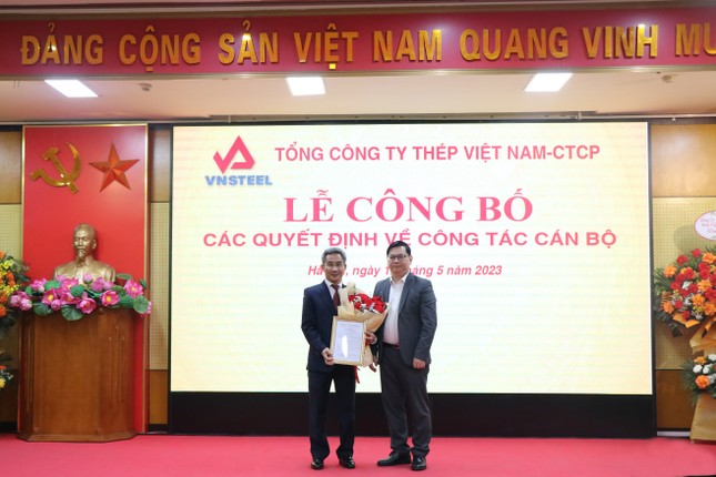 Tổng công ty Thép Việt Nam có tân Chủ tịch và Tổng giám đốc - Ảnh 1.