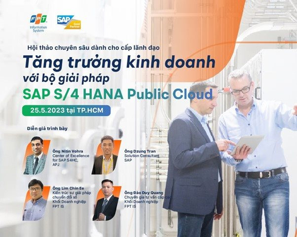 FPT IS tổ chức hội thảo về SAP S/4HANA Public Cloud đầu tiên tại Việt Nam - Ảnh 1.
