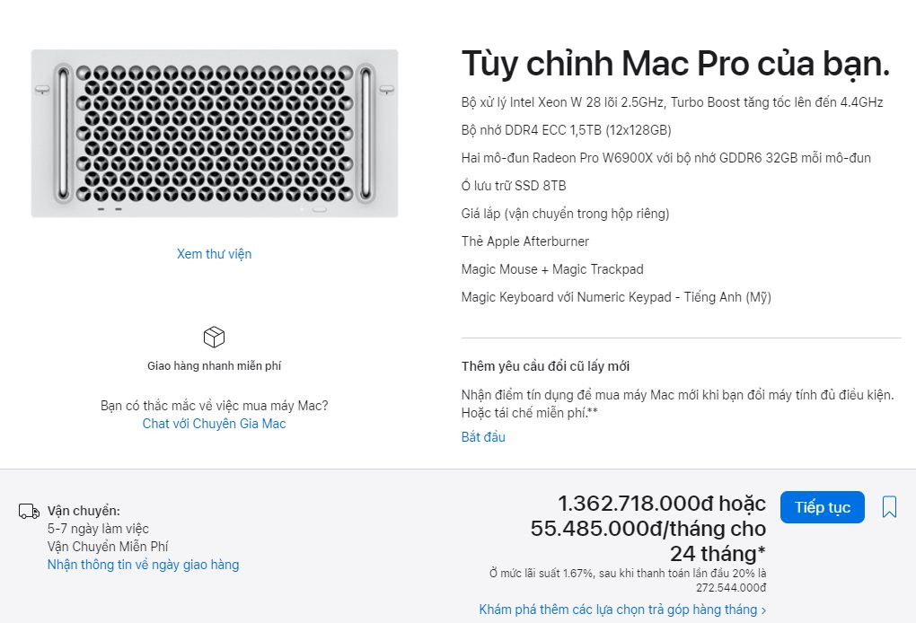 Món đồ đắt nhất có thể mua từ cửa hàng trực tuyến Apple Việt Nam: Giá gần 1,4 tỷ đồng, tương đương 1 xe ô tô VinFast bản cao cấp - Ảnh 1.