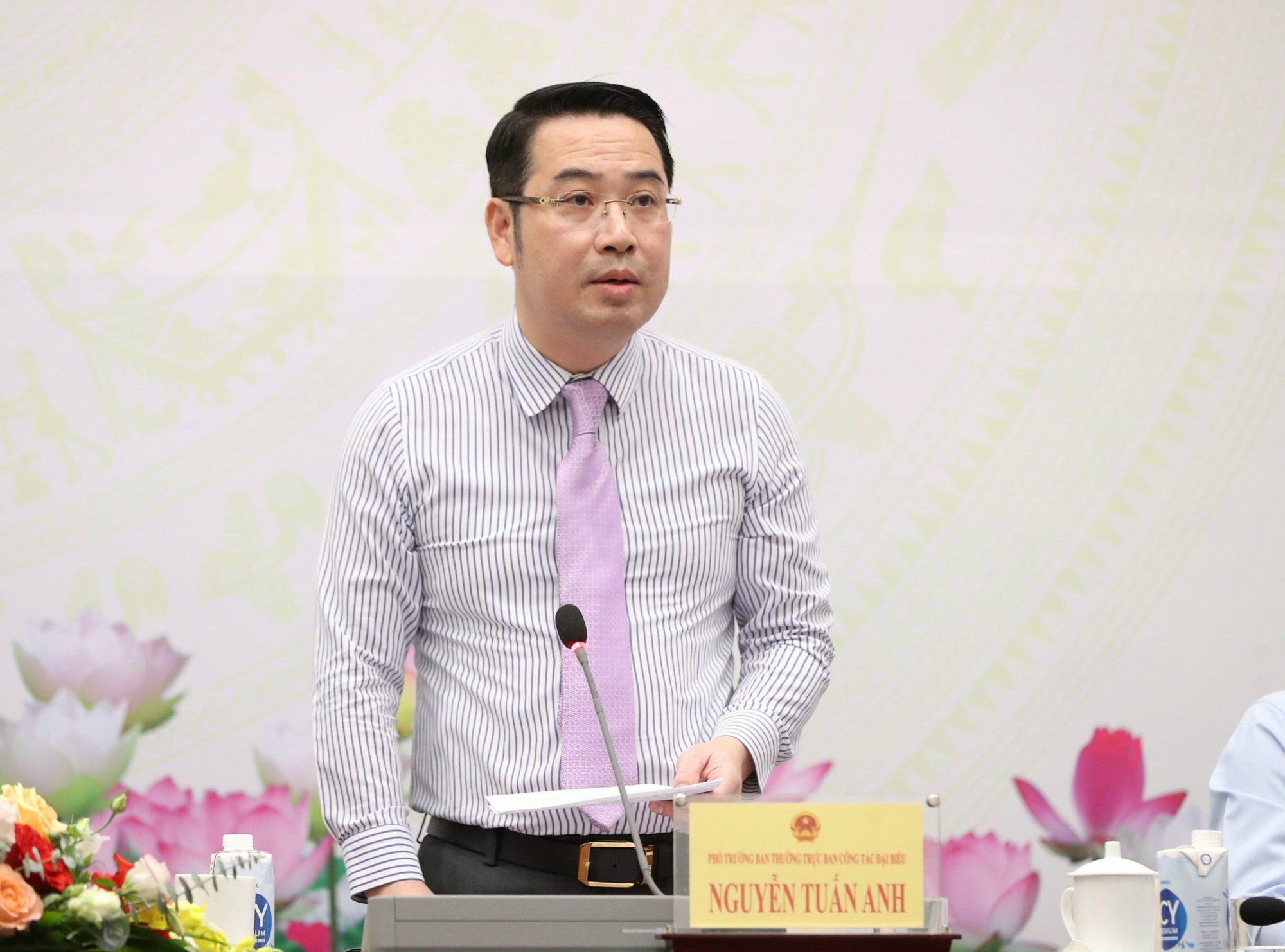 Phó trưởng Ban công tác đại biểu QH trả lời về sự vắng mặt của Phó Thủ tướng Lê Văn Thành - Ảnh 3.