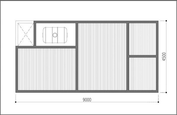Thiết kế nhà cấp 4 tối giản trên mảnh đất 40m² - Ảnh 2.