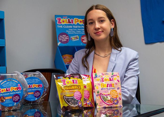 Khởi nghiệp khi học lớp 9, cô bé sở hữu thương hiệu kẹo doanh thu chục triệu USD/năm, hiện vừa đi học vừa làm CEO ở tuổi 17 - Ảnh 4.