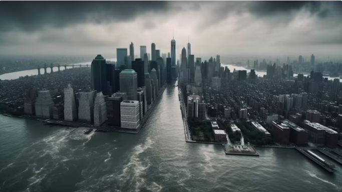 Thành phố New York (Mỹ) có thể chìm dưới biển vào cuối thế kỷ này - Ảnh 1.