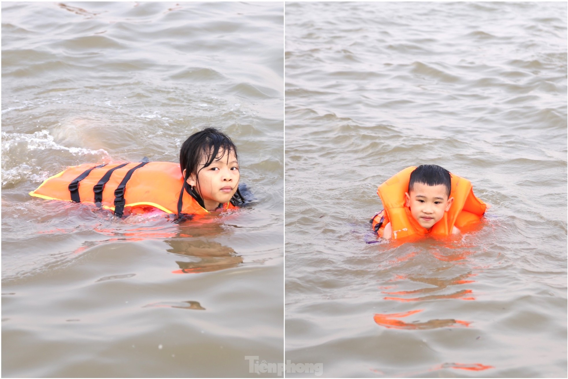 Nắng nóng 40 độ C, người dân đưa con ra sông Lam tắm 'giải nhiệt' - Ảnh 7.
