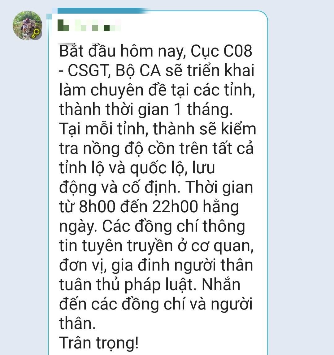 Thực hư việc Cục CSGT đo nồng độ cồn “từ 8 giờ đến 22 giờ” tại Đà Nẵng - Ảnh 1.