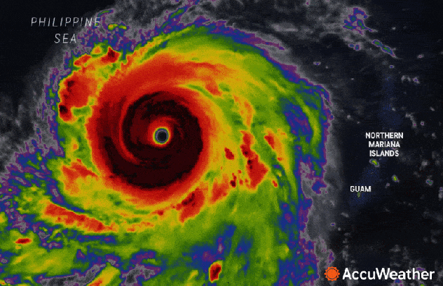 Siêu bão Mawar nhăm nhe ập vào Philippines, Nhật Bản và Trung Quốc - Ảnh 1.