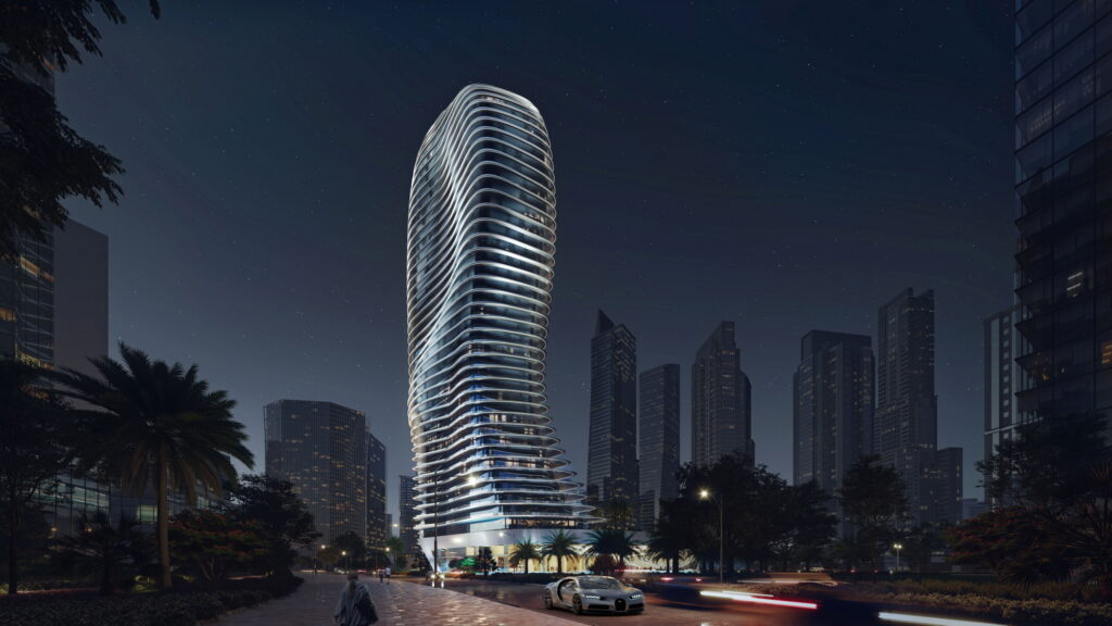 Một hãng siêu xe vừa 'lấn sân' bất động sản với tòa nhà xa hoa 46 tầng: Gây choáng với ý tưởng xây dựng thang máy cho ô tô, 11 căn penthouse đều có gara riêng - Ảnh 1.