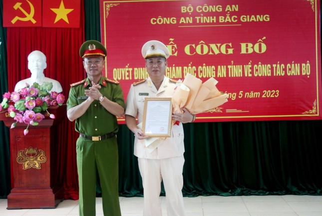 Giám đốc Công an tỉnh Bắc Giang bổ nhiệm nhiều lãnh đạo - Ảnh 1.