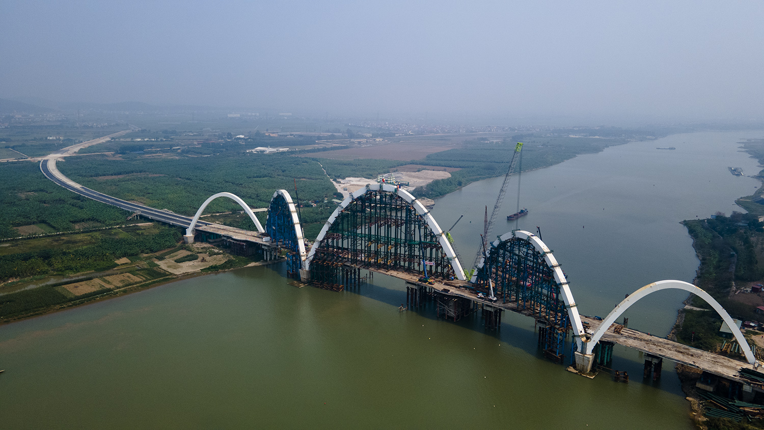 Những DN &quot;đằng sau&quot; chiếc cầu Phật Tích gần 2.000 tỷ bắc qua sông Đuống, với 5 vòm thép cao nhất Việt Nam - Ảnh 4.
